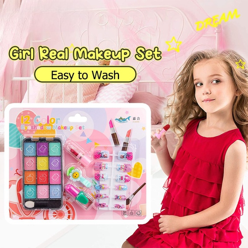 Beauty Makeup Kids - Kız Çocukları İçin Yıkanabilir Gerçek Kozmetik