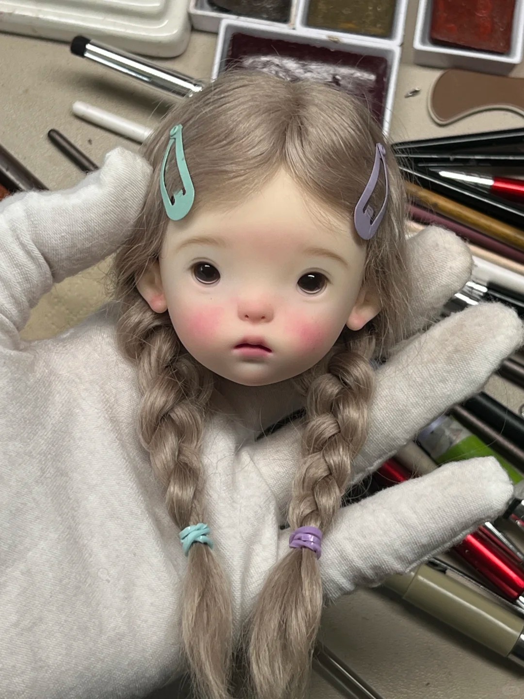 Beauty Y Makeup - SD BJD Bebek 1/6 Landoudou Kafa