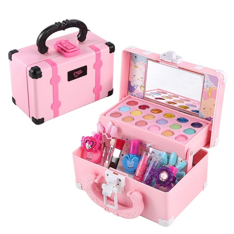 Beauty Makeup Kids - Çocuk Makyaj Seti Ruj Makyajı Oyuncaklarla