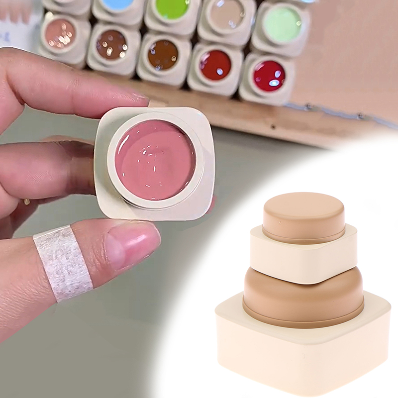 Beauty Makeup Vanity - 5/20g Boş Plastik Tırnak Sanatı Kozmetik