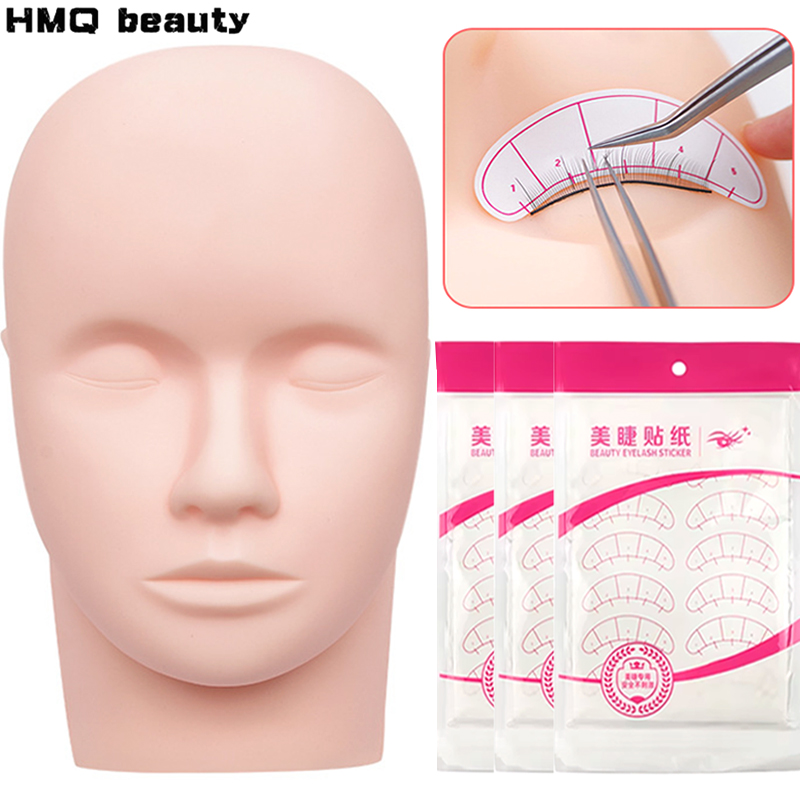 Beauty Makeup Training - Kirpik Uzatma Eğitim Kafa Makyaj Uygulama