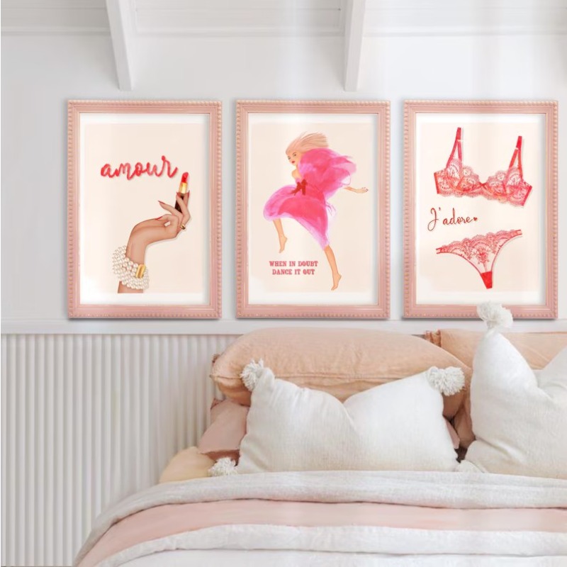 Retro Glam Moda Dergisi Poster - Makeup Is Beauty Quotes incelemesi ve fiyatı