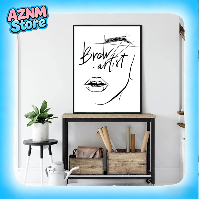 2026 Moda Makyaj Posteri Seksi - Makeup Is Beauty Quotes incelemesi ve fiyatı