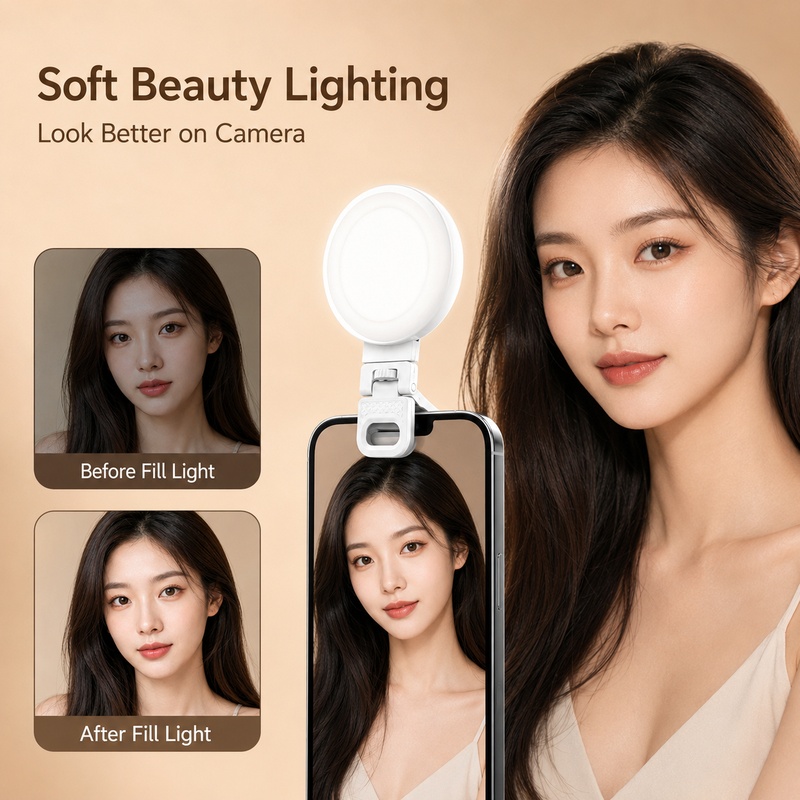 Taşınabilir Telefon Video Işığ - Beauty Makeup Video incelemesi ve fiyatı
