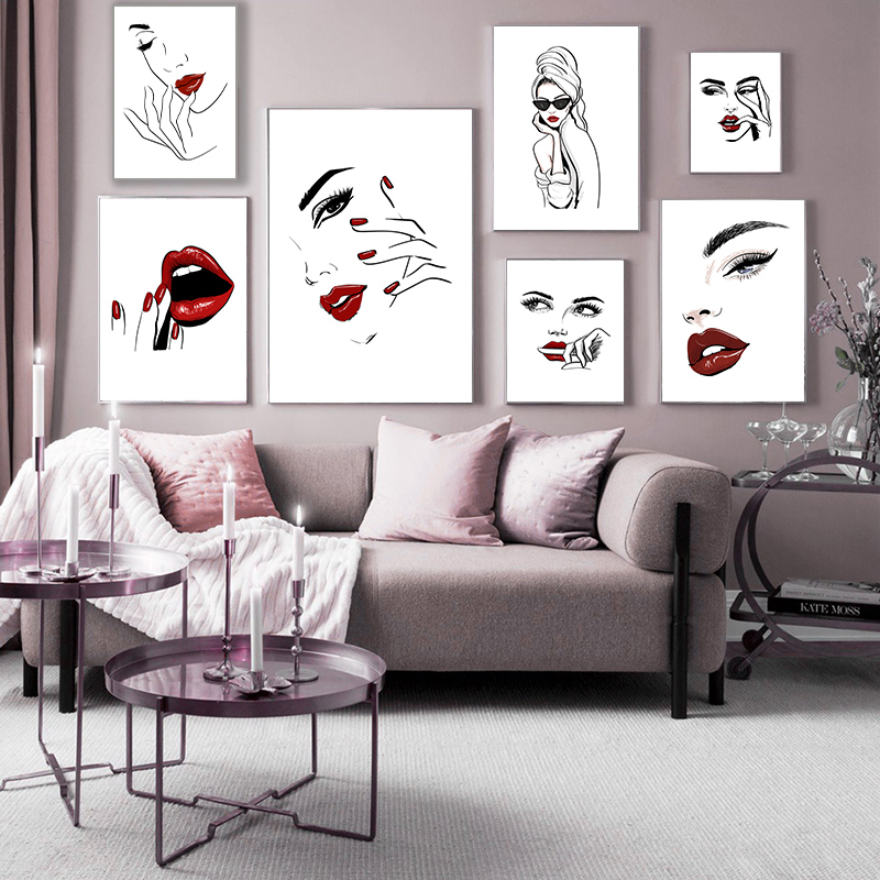 İskandinav moda makyaj posteri - Makeup Is Beauty Quotes incelemesi ve fiyatı